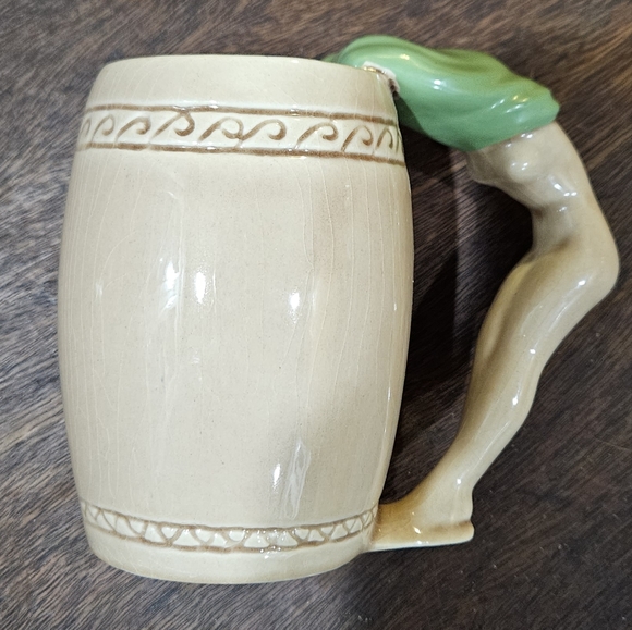Dorothy Kindell vintage signed nude woman handled art pottery mug - Picture 1 of 7